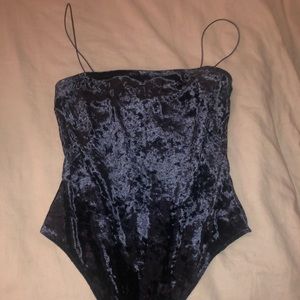 Garage velvet bodysuit